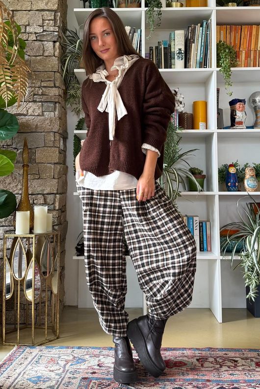 Oliver Knit Cardigan Chocolate